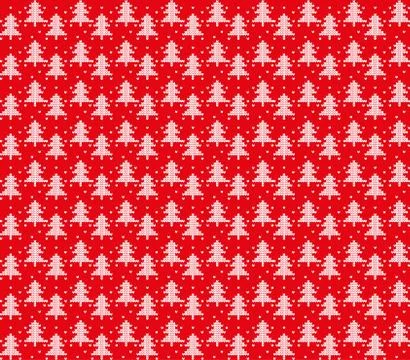 Winter festive Christmas knitted pattern woolen knitted Illustrazione stock