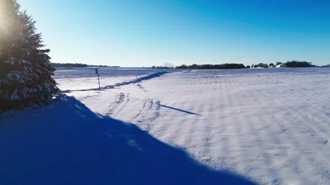 Winter Field (2) 스톡 동영상 321972979