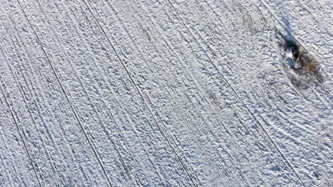 Winter Field Stock Footage 130217208