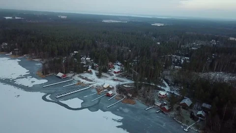 Winter in Finland Stock Footage 84072366