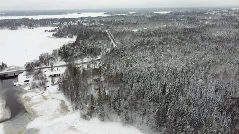 Winter in Finland Stock Footage 234507127