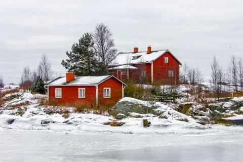 Winter in Finland Stock Photos