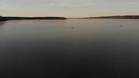 Winter fishing 2 Stock Footage 99818129