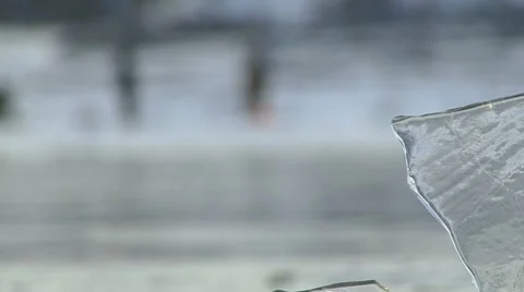 Winter Fishing Stockbeeldmateriaal 7737750
