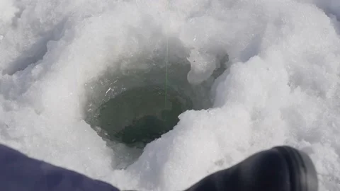 Winter fishing. Stock Footage 149381830