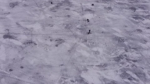 Winter fishing Stock Footage 170521009