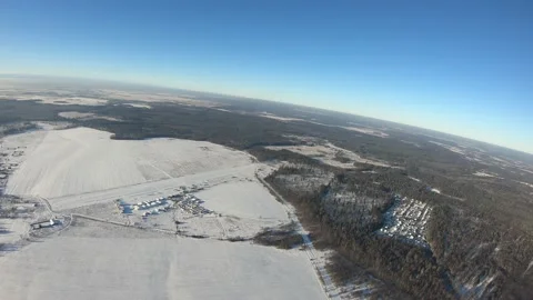 Winter flight Stock Footage 166827710