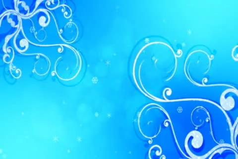 Winter Flourish Background 02 Widescreen Video stock 10870890