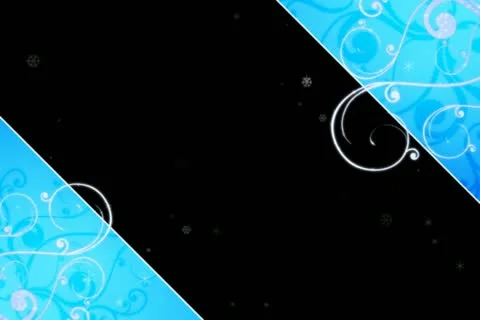 Winter Flourish Overlay Stock Footage 10870818