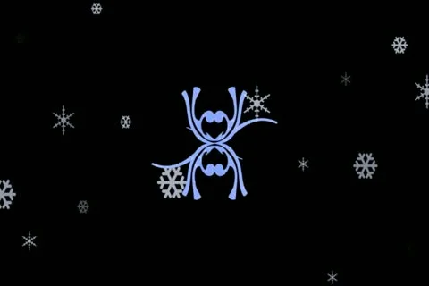 Winter Flourish Wipe Widescreen Stock Footage 10870908