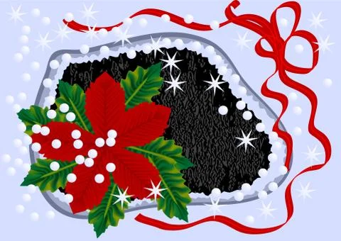 Winter flower Stock Illustration