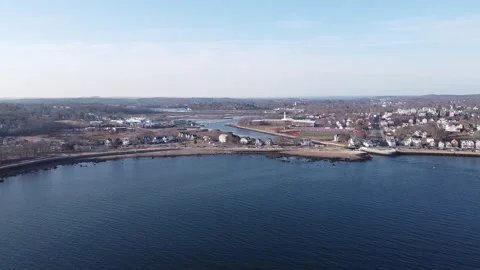 Winter Flying towards GHS Video stock 158640348