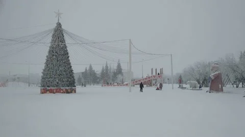 Winter fog Stock Footage 233320492