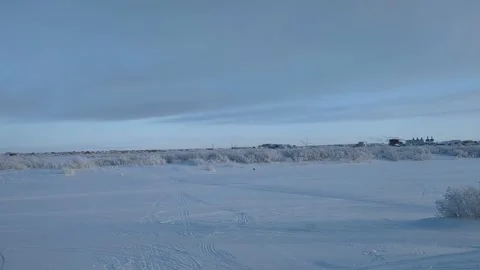Winter fog Stock Footage 233320586
