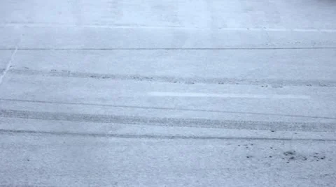 Winter footprint Stock Footage 21629732
