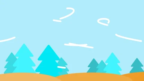Winter Forest Landscape Stock Footage 335667359