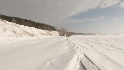 Winter freshness of a clear day. Stock Footage 104968815