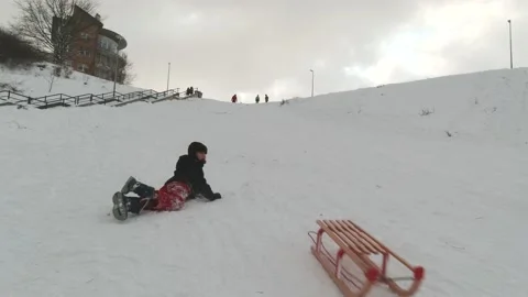 Winter fun Stock Footage 146698817