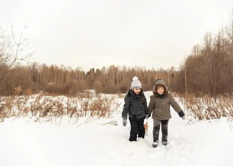 Winter fun Foto stock