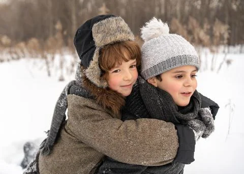 Winter fun Foto stock