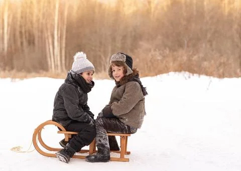 Winter fun Stock Photos