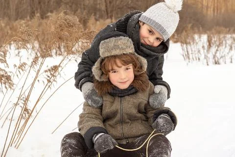 Winter fun Foto stock