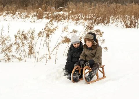Winter fun Stock Photos