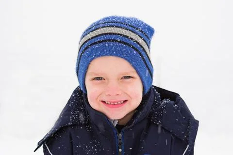 Winter fun in the snow Stock Photos