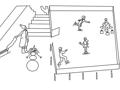 Winter Games Stock Illustration