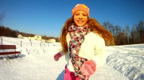 Winter   girl Видео 10827932