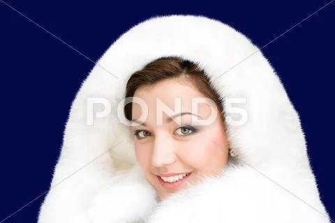 Winter girl Stock Photos