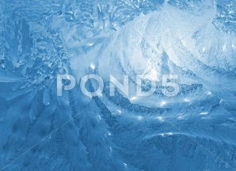 Winter glass Stock Photos