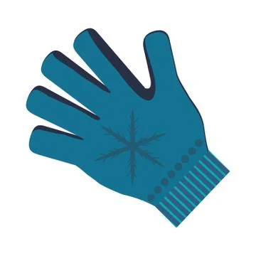 Winter glove icon Illustrazione stock
