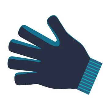Winter glove icon Illustrazione stock