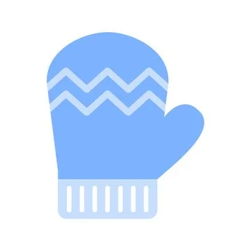 Winter gloves Icon Symbol, vector illustration Stock Illustration