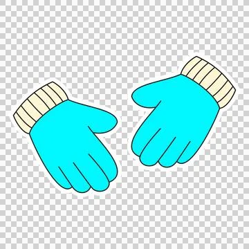 Winter gloves Stock Illustration