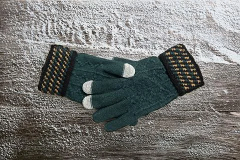 Winter gloves Stock Photos