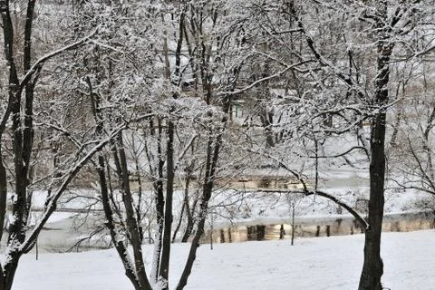 Winter graphics Foto stock