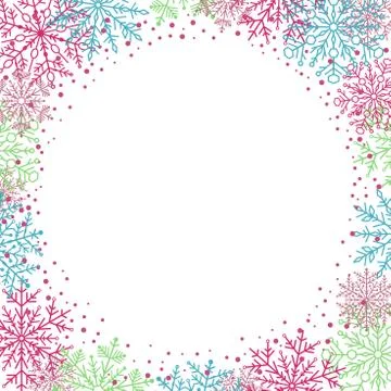 Winter Greeting Card Stock Illustration