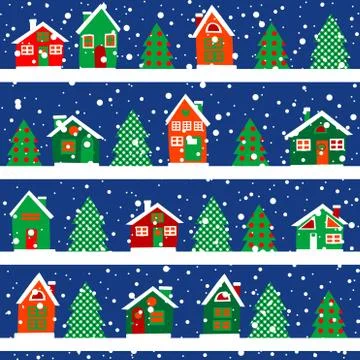 Winter greeting card Stock Illustration