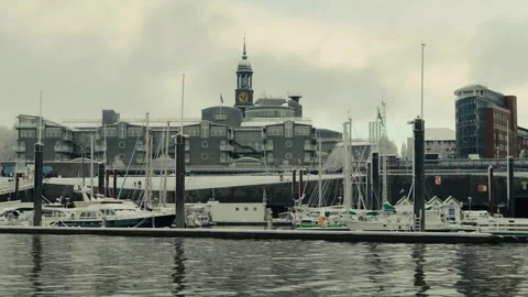 Winter in Hamburg Video stock 325745694