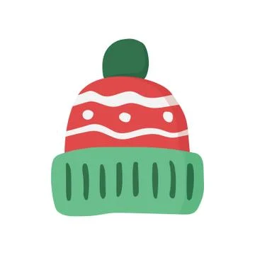 Winter hat icon Illustrazione stock
