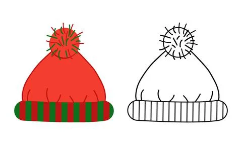 Winter hat icon Stock Illustration
