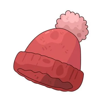 Winter hat illustration Illustrazione stock