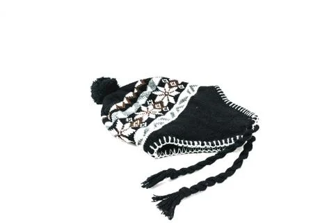 Winter hat isolated on white background Stock Photos