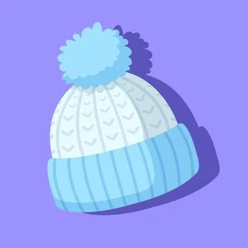 Winter Hat Vector Illustration Stock Illustration