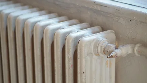 Winter heating solution at home for comfort Stockbeeldmateriaal 314090556