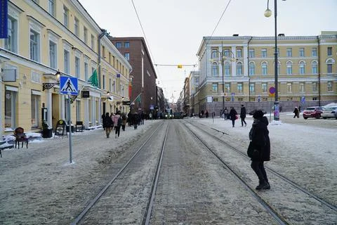 Winter in Helsinki Stock Photos
