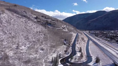 Winter Highway 5 Stock Footage 166971995