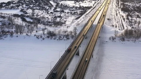 Winter highway Stock-Footage 101403985